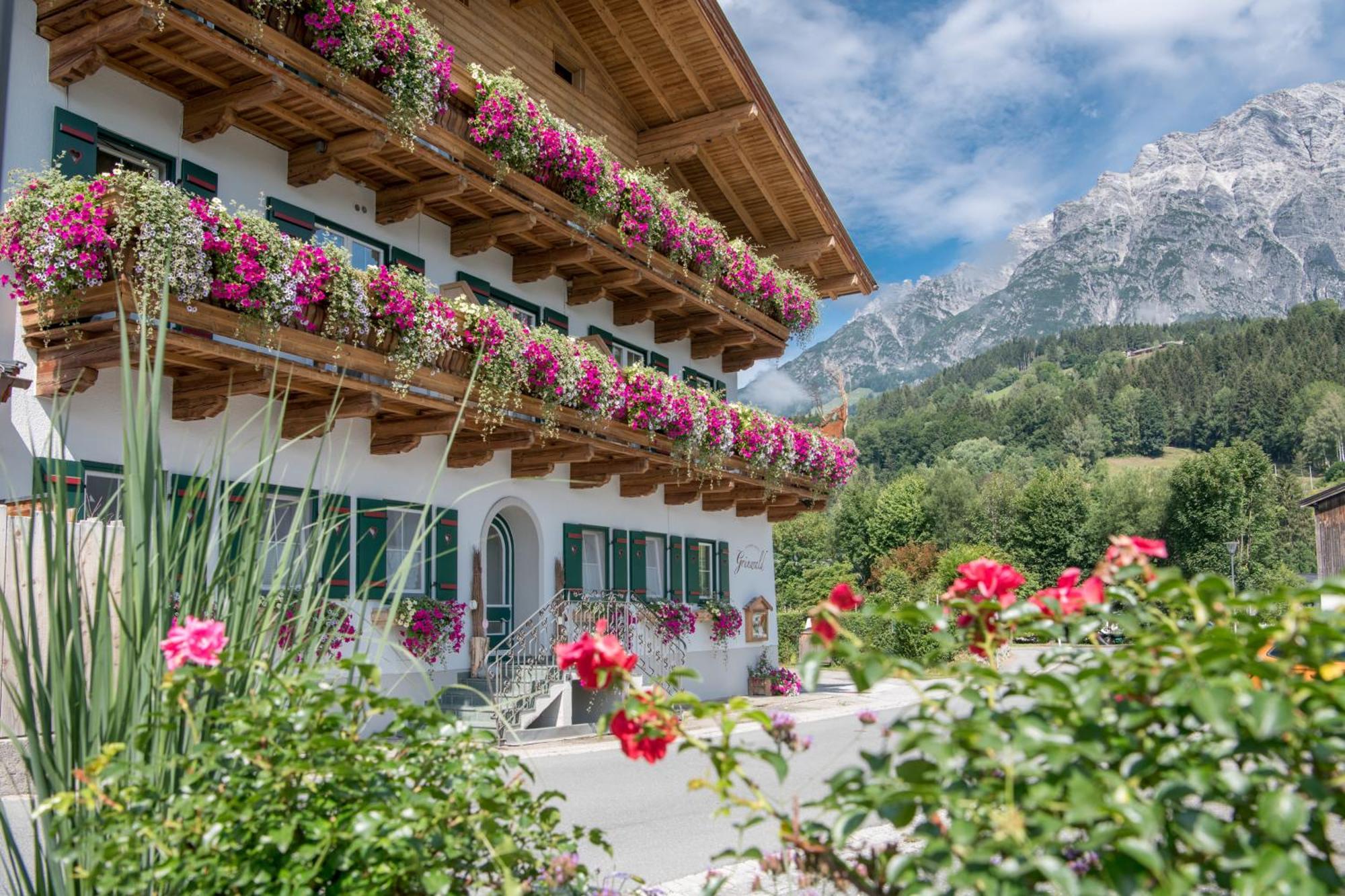 Gourmet-Hotel Gruenwald Leogang Luaran gambar